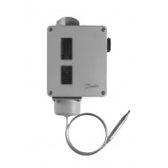 DANFOSS 017-514166 — Реле температуры RT для тяжелых условий эксплуатации, IP 54, T окружающей среды -50...70 °C, диапазон настройки уставки 70...150 °C 017-514166