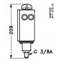 DANFOSS 017-523866 — Реле давления RT для тяжелых условий эксплуатации, диапазон настройки уставки 0,2-6 бар, дифференциал 0,25 бар, присоединение G 3/8 017-523866 DANFOSS 017-523866 — Реле давления RT для тяжелых условий эксплуатации, диапазон настройки уставки 0,2-6 бар, дифференциал 0,25 бар, присоединение G 3/8 017-523866