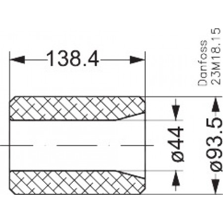 DANFOSS 023U1392 — Сменные сердечники-вставки 48-DM для разборных фильтров DCR Eliminator 023U1392 DANFOSS 023U1392 — Сменные сердечники-вставки 48-DM для разборных фильтров DCR Eliminator 023U1392