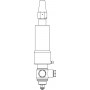 DANFOSS Управляемый давлением пилотный клапан со штуцером для подвода опорного 027B0941 DANFOSS Управляемый давлением пилотный клапан со штуцером для подвода опорного 027B0941