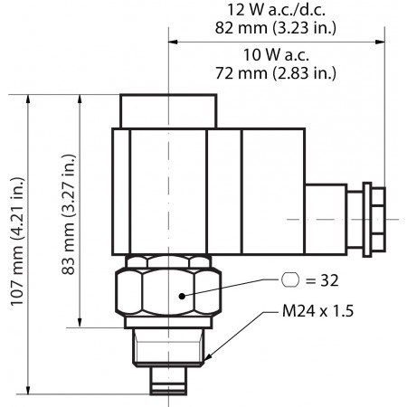 DANFOSS EVM (NC) Клапан соленоидный 027B1120 DANFOSS EVM (NC) Клапан соленоидный 027B1120