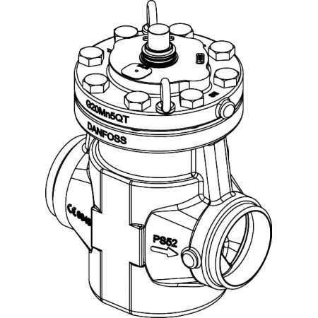 DANFOSS Клапан регулятор-давления ICM 100 (100 DIN), без привода 027H7130 DANFOSS Клапан регулятор-давления ICM 100 (100 DIN), без привода 027H7130