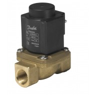 DANFOSS 032U380702 — Клапан электромагнитный EV225B, присоединение G 1", материал уплотнения PTFE, нормально закрытый 032U380702