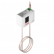 DANFOSS 060L115566 — Реле температуры (термостат) KP 81, IP 30/44, диапазон регулирования 80...150 °C, длина трубки 2 м 060L115566