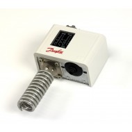 DANFOSS 060L121266 — Реле температуры (термостат) KP 75, IP 30, диапазон настройки уставки 0...40 °C 060L121266