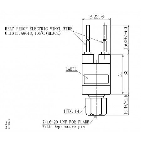 DANFOSS ACB 2UB509W Реле давления(пр. класс 0153521802) 061F7509 DANFOSS ACB 2UB509W Реле давления(пр. класс 0153521802) 061F7509