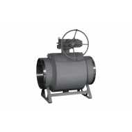 РИДАН 065N1241R — RJIP Premium Кран шаровой FB FF DN100, PN16, WG (фланцевый, с ручным редуктором, полнопроходной) 065N1241R