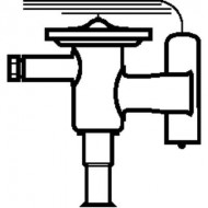 DANFOSS TUB Клапан терм №2 R410A 1/4"х1/2" 068U1959