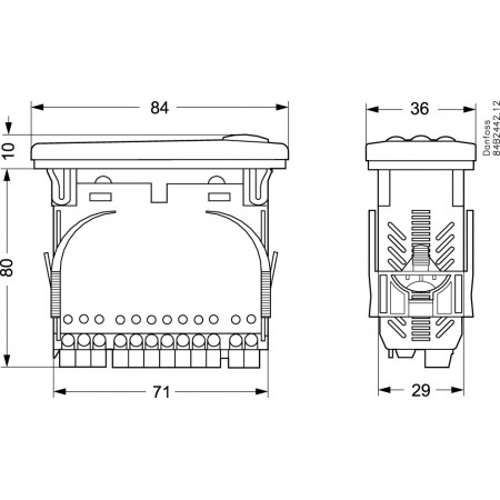 DANFOSS EKC 202D Контроллер испарителя и уровня(пр. класс 2551201918) 084B8536 DANFOSS EKC 202D Контроллер испарителя и уровня(пр. класс 2551201918) 084B8536