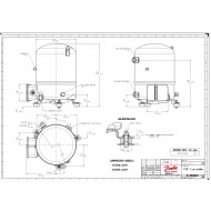 DANFOSS VTZ038AGNR1A Компрессор 120B0001