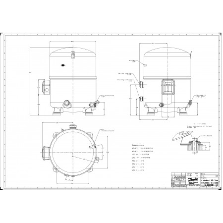 DANFOSS NTZ215-4LR1 Компрессор поршневой(пр. класс 1746347242) 120F0241 DANFOSS NTZ215-4LR1 Компрессор поршневой(пр. класс 1746347242) 120F0241