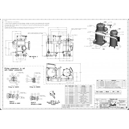 DANFOSS VZH170CGANA Компрессор спиральный(пр. класс 1770847963) 120G0201 DANFOSS VZH170CGANA Компрессор спиральный(пр. класс 1770847963) 120G0201