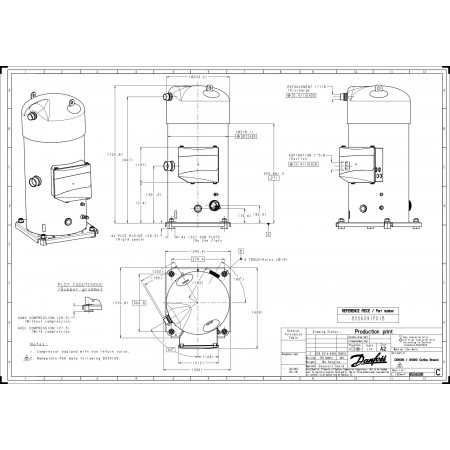 DANFOSS SH380A4ABE Компрессор спиральный (пр. класс 1770847380) 120H0255 DANFOSS SH380A4ABE Компрессор спиральный (пр. класс 1770847380) 120H0255