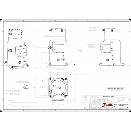 DANFOSS SH240A4ABE Компрессор спир SH240A4ABE Компрессор спиральный (пр. класс 1770847246) 120H0299 DANFOSS SH240A4ABE Компрессор спир SH240A4ABE Компрессор спиральный (пр. класс 1770847246) 120H0299
