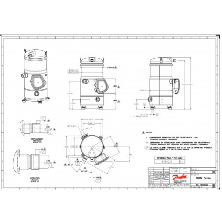 DANFOSS SH184A4ALC Компрессор спиральный 120H0362 DANFOSS SH184A4ALC Компрессор спиральный 120H0362