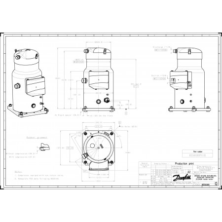 DANFOSS SH295A4ABE Компрессор спиральный 120H0828 DANFOSS SH295A4ABE Компрессор спиральный 120H0828