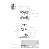 DANFOSS MLZ026T4LT9A Компрессор спиральный 121L8755