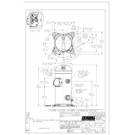 DANFOSS MLZ048T4LQ9A Компрессор спиральный 121L8808 DANFOSS MLZ048T4LQ9A Компрессор спиральный 121L8808