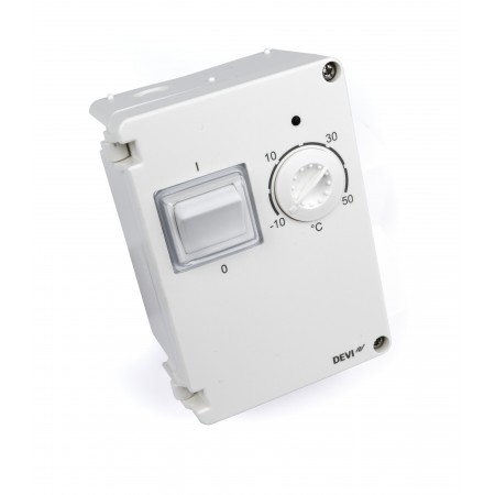DEVI DEVIreg 610 140F1080 — Терморегулятор для управления системами защиты от обледенения, с датчиком 140F1080 DEVI DEVIreg 610 140F1080 — Терморегулятор для управления системами защиты от обледенения, с датчиком 140F1080