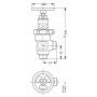 DANFOSS 148B5020 — Запорный клапан SVA-S 6 A ANG H-WHEEL 148B5020 DANFOSS 148B5020 — Запорный клапан SVA-S 6 A ANG H-WHEEL 148B5020