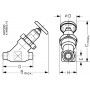 DANFOSS 148B5110 — Запорный клапан SVA-S 10 D STR H-WHEEL 148B5110 DANFOSS 148B5110 — Запорный клапан SVA-S 10 D STR H-WHEEL 148B5110
