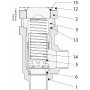 DANFOSS 148B5437 — Клапан обратный CHV-X 25 A 148B5437 DANFOSS 148B5437 — Клапан обратный CHV-X 25 A 148B5437