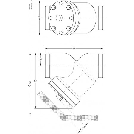 DANFOSS Корпус для фильтра FIA 100 D STR(пр. класс 4055702134) 148B6007 DANFOSS Корпус для фильтра FIA 100 D STR(пр. класс 4055702134) 148B6007