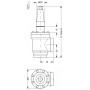 DANFOSS 148B6101 — Запорный клапан SVA-S 125 148B6101 DANFOSS 148B6101 — Запорный клапан SVA-S 125 148B6101