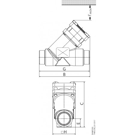 DANFOSS 148B6583 — Клапан обратный CHV-X 20 D STR 148B6583 DANFOSS 148B6583 — Клапан обратный CHV-X 20 D STR 148B6583