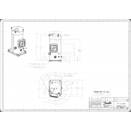 DANFOSS SM160-4CBI Спиральный компрессор SM160-4CBI DANFOSS SM160-4CBI Спиральный компрессор SM160-4CBI